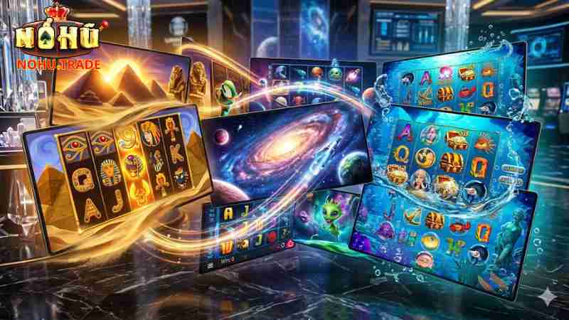 Giao diện các cổng game Nổ Hũ Đổi Thưởng hấp dẫn nhất 2026